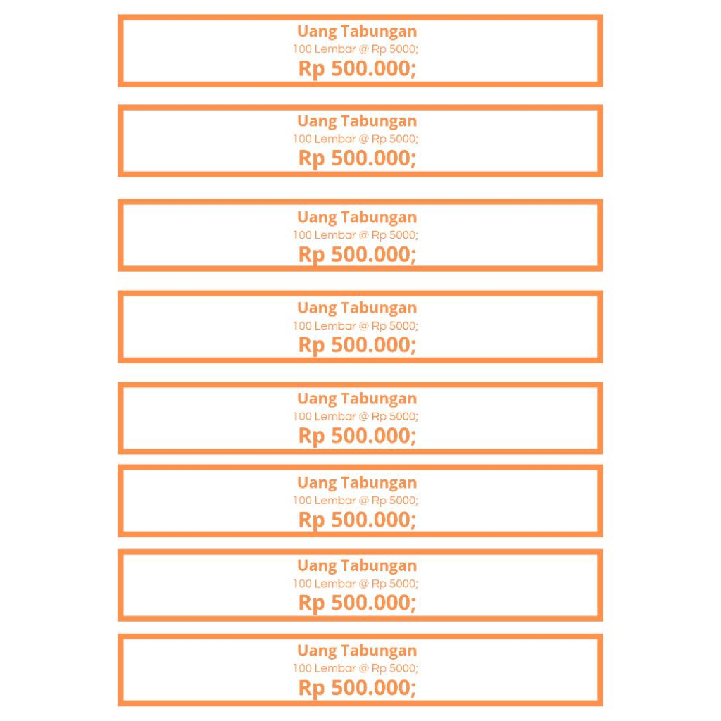 Ban uang, Pengikat uang kertas pecahan 5000 rupiah