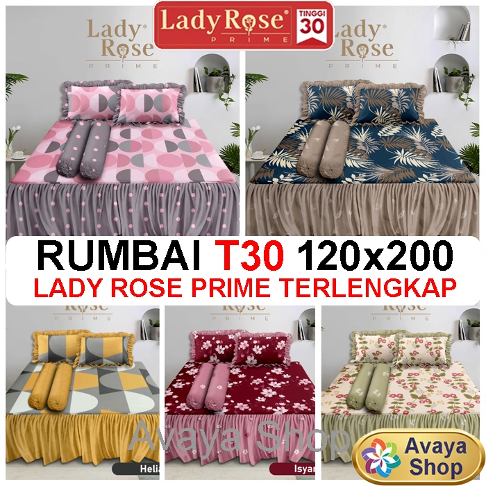 SPREI LADY ROSE 180x200 RUMBAI / LADY ROSE SPREI RUMBAI 180x200