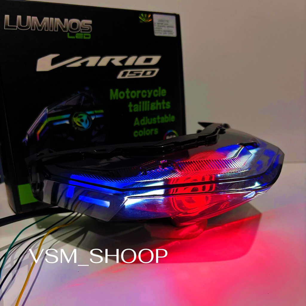 STOPLAMP VARIO 125/150 NEW STOPLAMP LUMINOS MODEL LAZY SARINGGAN RBG 210 MODE
