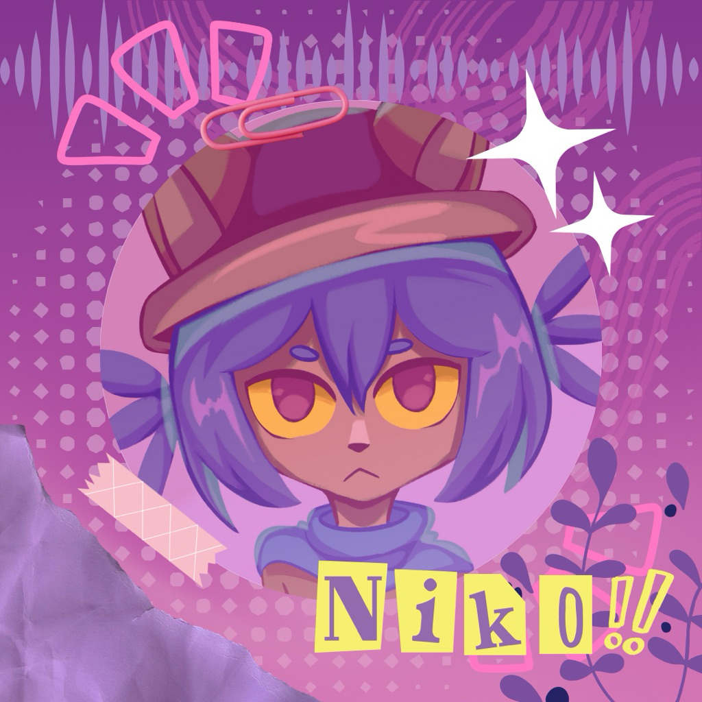 Fanmerch button pin oneshot (niko)