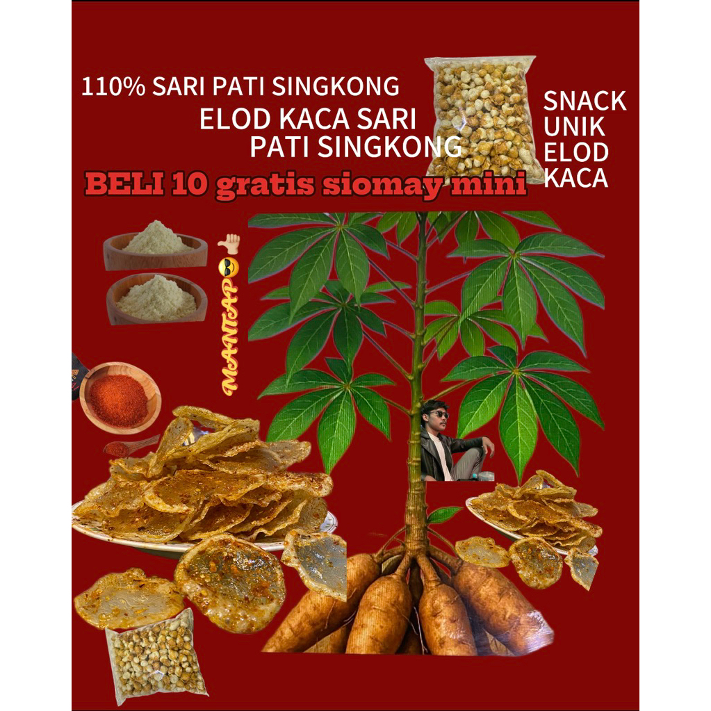 

Elod Mask - makannan ringan ceumilan si utet sbring elod kaca 100 gram pedas cemilan kripik snakc