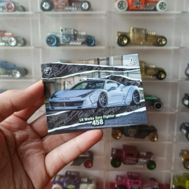 Tarmac Liberty Walk Collectible Trading Cards Vol. 01 LB Works Zero Fighter 458 LBWK Ferrari