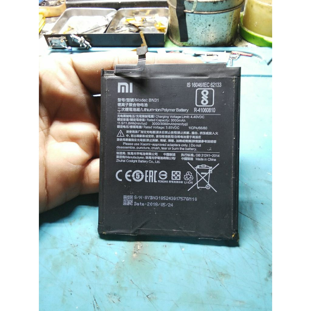 BATREI BN31 ORI COPOTAN  REDMI NOTE 5A REDMI S2 MIA1