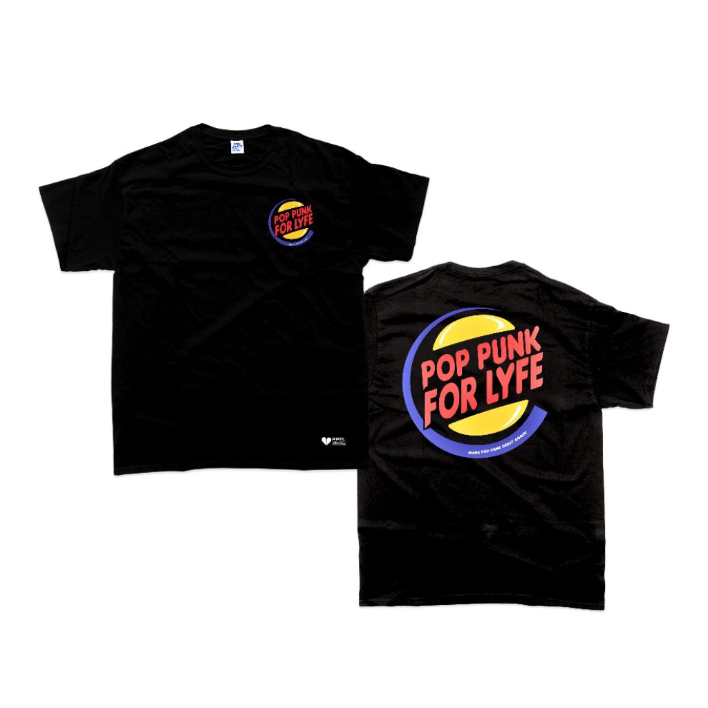 Kaos Pop Punk Burger | Kaos Pop Punk for Lyfe | bajudistro | Kaos Pop Punk