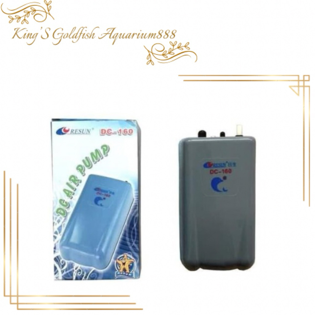RESUN DC-160 POMPA UDARA AERATOR TENAGA BATERAI MESIN AIR PUMP DC160