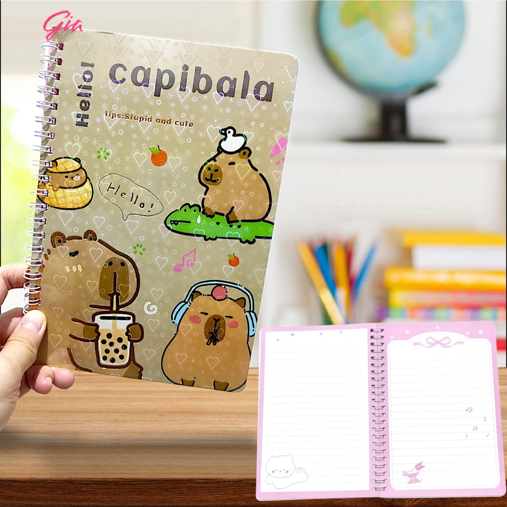 

BUKU TULIS BUKU CATATAN A5 CRAYON SHINCHAN | NOTEBOOK SPIRAL KARAKTER LUCU KUCING CAPYBARA | NOTEBOOK CAPYBARA HOLOGRAM A5 | NOTEBOOK ESTETIK | NOTEBOOK SPIRAL | STATIONERY | CUTE CAT NOTEBOOK | BUKU TULIS l KADO ULANG TAHUN vincess