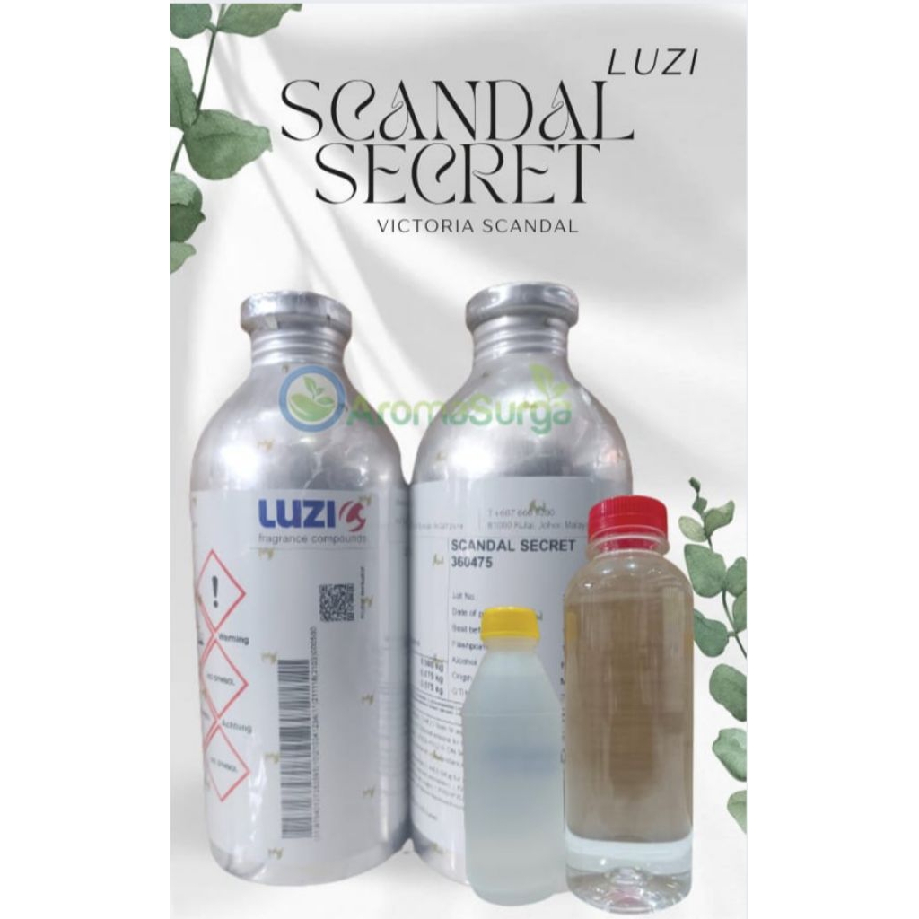 BIBIT PARFUM SCANDALOUS | BIBIT PARFUM LUZI | 100% MURNI