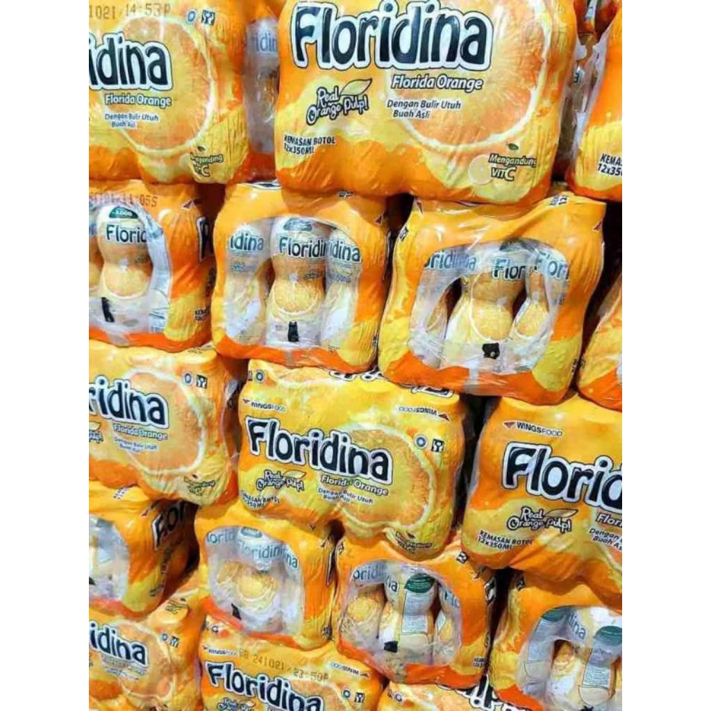 

[ GROSIR ] Floridina Orange 350ml x 12 Botol