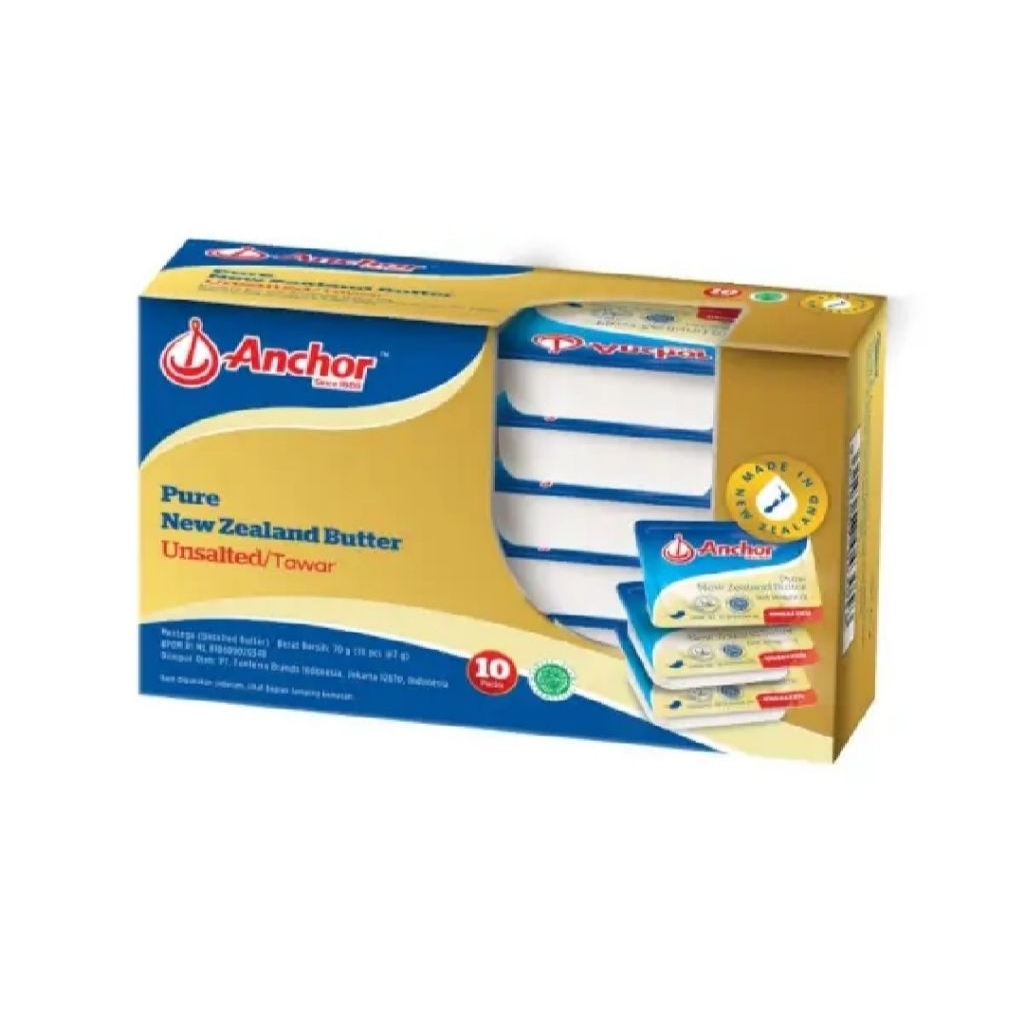 

ANCHOR BUTTER MINIDISH UNSALTED BOX ISI 10 PCS @7GR