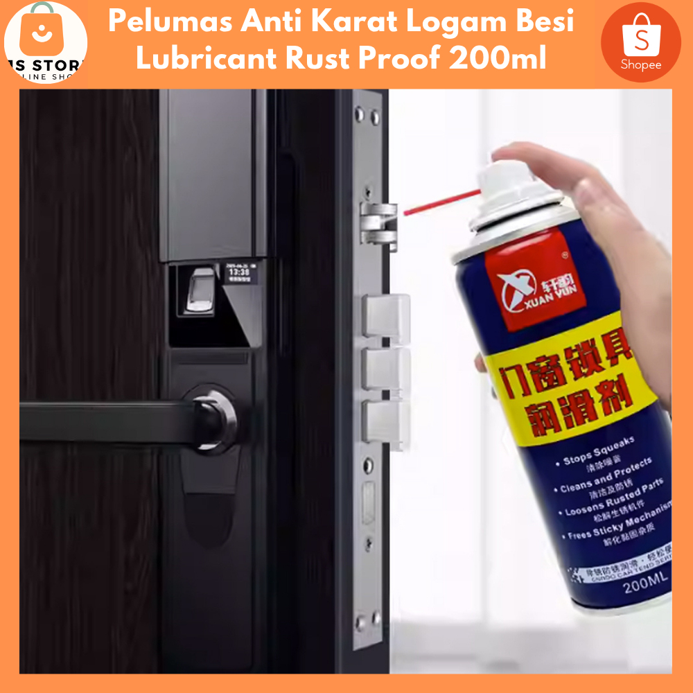 Pelumas Anti Karat 200ml / Pelumas Anti Karat Logam Besi Lubricant Rust Proof 200ml