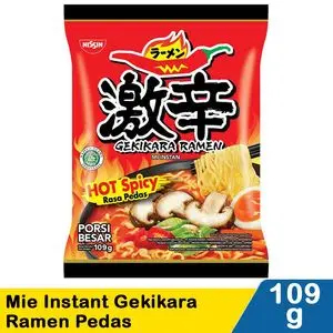 

Nissin Mie Instant Gekikara Ramen Pedas 109G