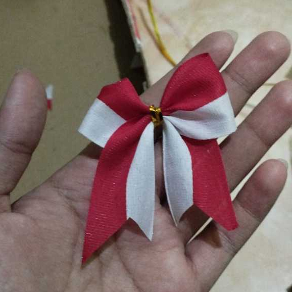 

Bijian Pita Merah Putih UK 2,5 cm
