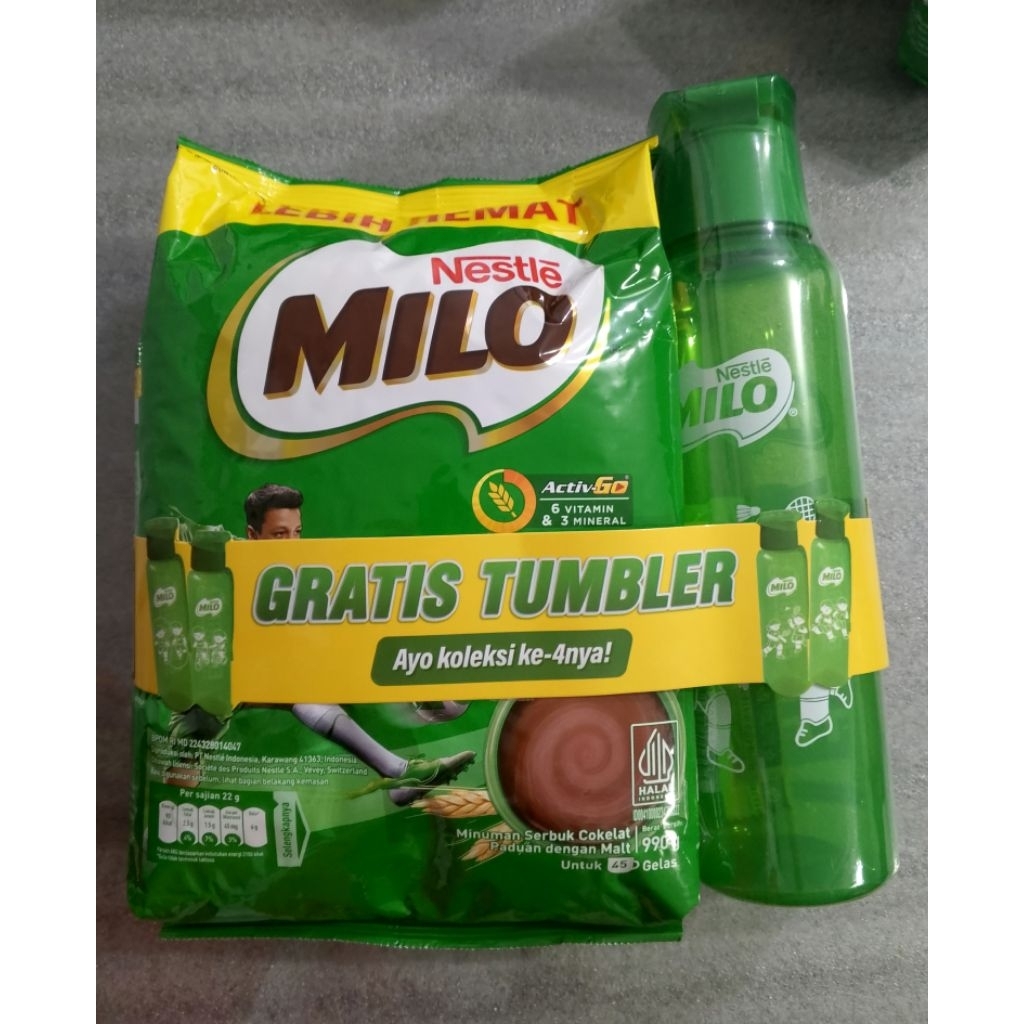 

MILO ACTIVE GO 990 GR (FREE TUMBLR)