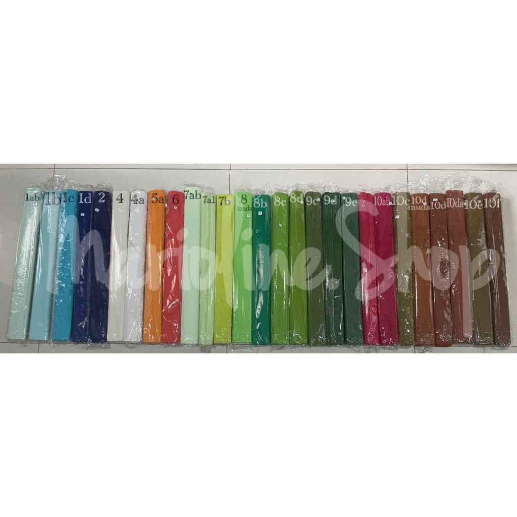 

Kertas Krep Crepe Impor Tebal Kertas Krep Italia Italy Gulung Murah Kertas Perlengkapan Bunga Crepe Paper Roll Impor Kertas Bunga Murah Crepe Impor Crepe Italia Murah