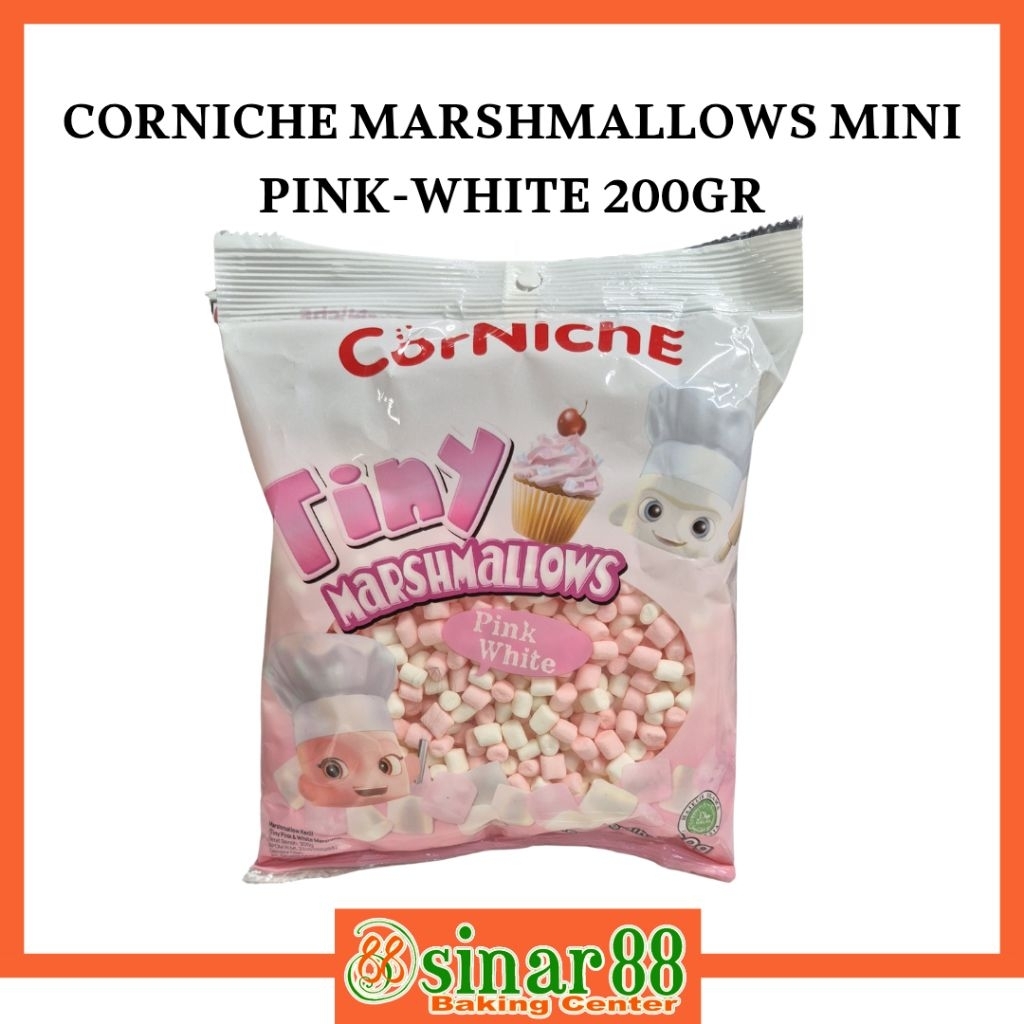 

Corniche Marsmallow TINY Pink White 200gr