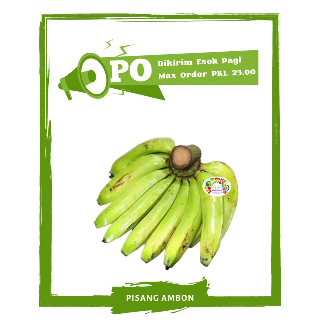 

Pisang Ambon Hijau / Buah Buahan Segar PO Mallahrizwa