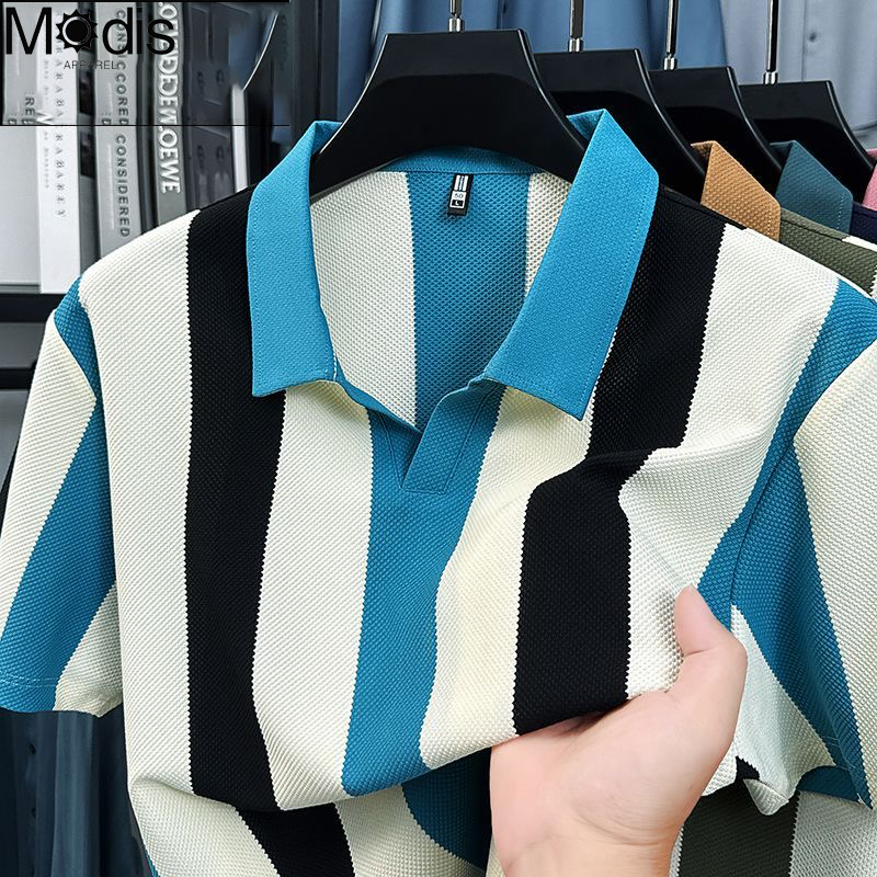 Kaos Polo Shirt Pria Kaos Kerah Pria Lengan Pendek Baju Berkerah Kaos Berkerah Pria Reguler Fit  V-N