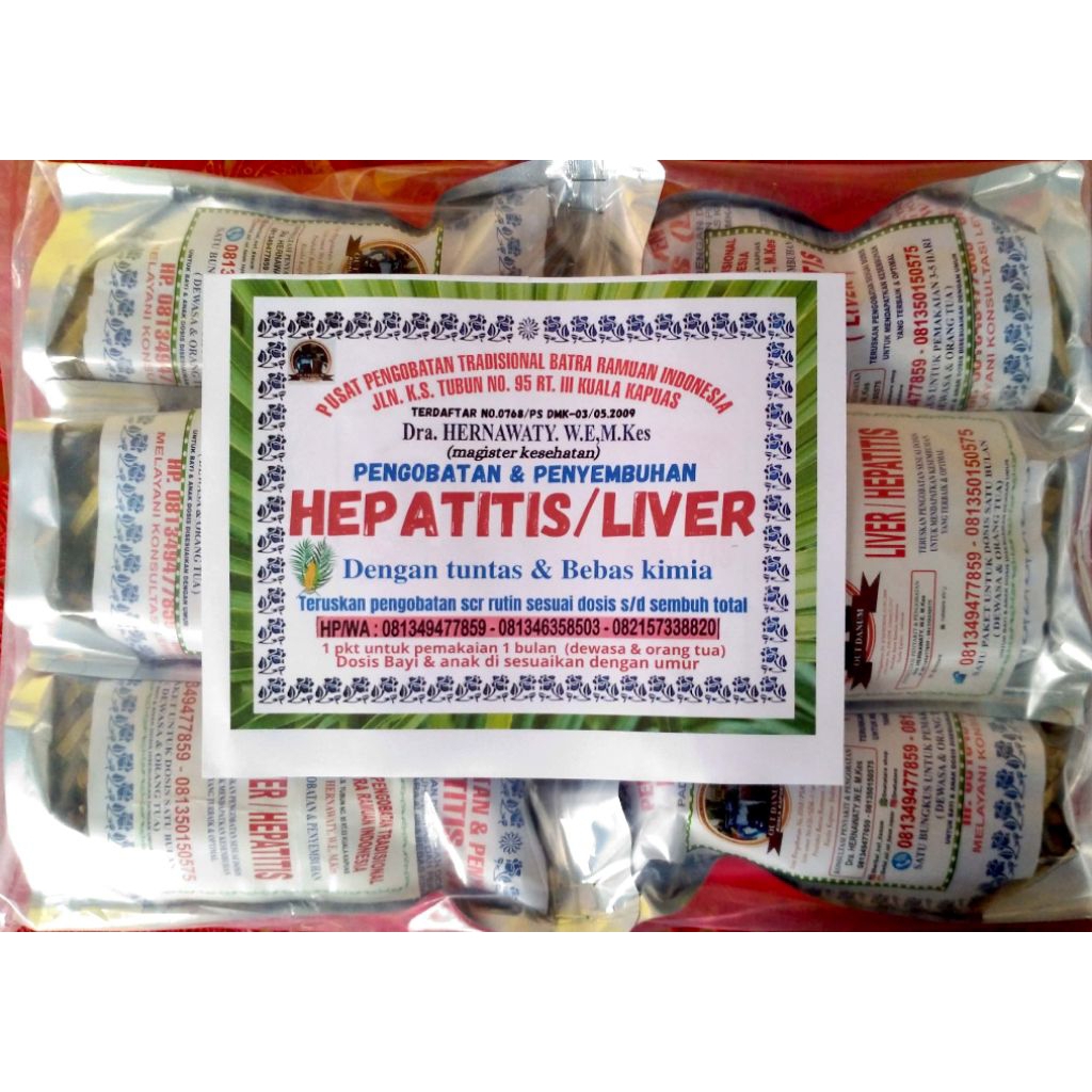 

HERBAL HEPATITIS/LIVER TERBAIK PRODUKSI OUT DANUM