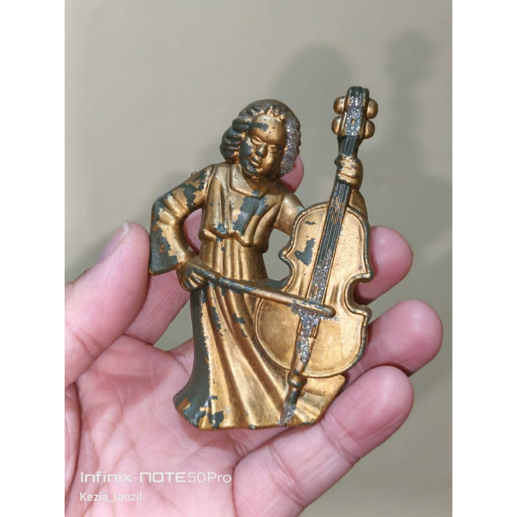 JUALAN BARANG ANTIK KOLEKTOR COLLECTORS EMAS GOLD VINTAGE JADUL RARE BIOLA MAIN MUSIK PLAYER MUSICAL