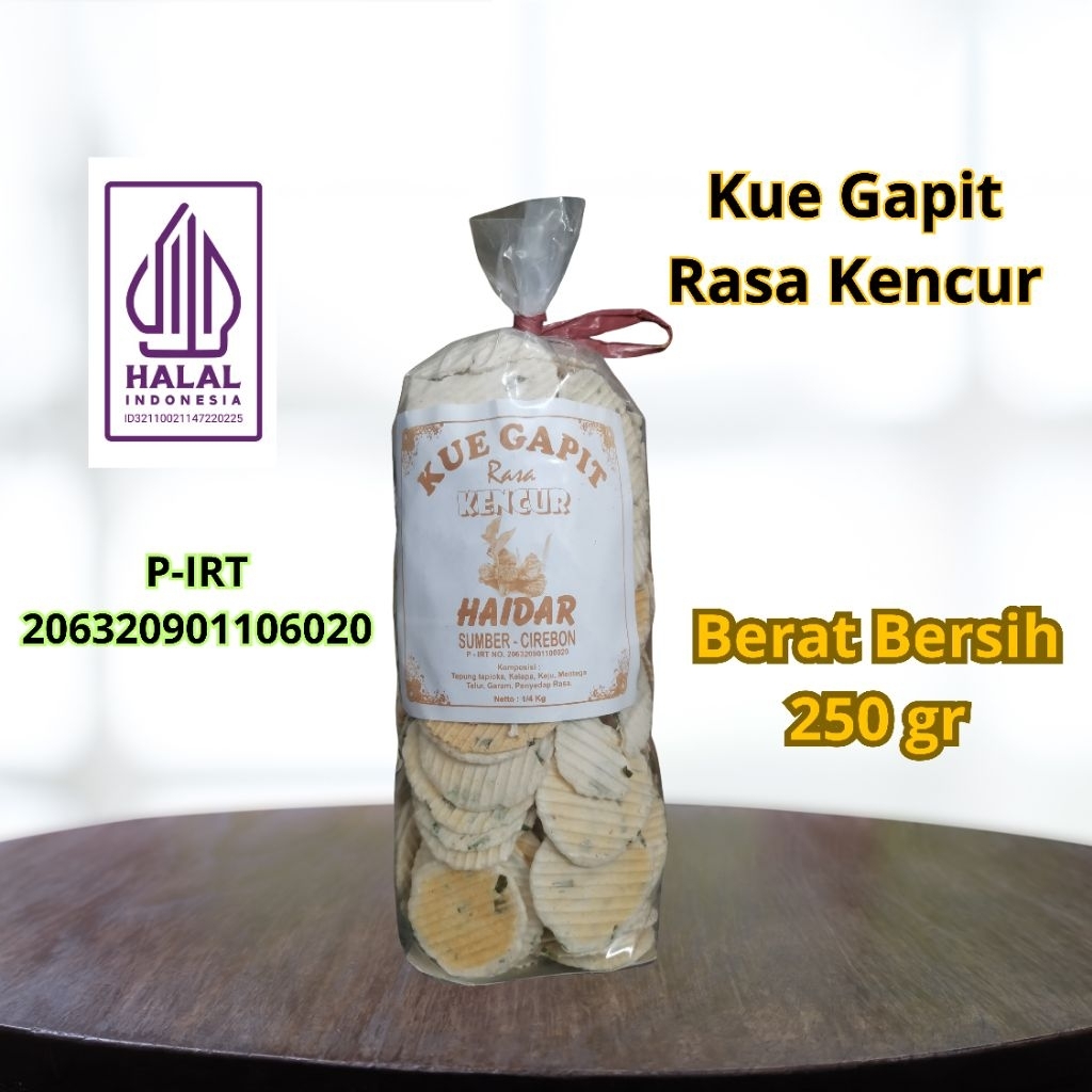 

Kue GAPIT KHAS CIREBON rasa Kencur