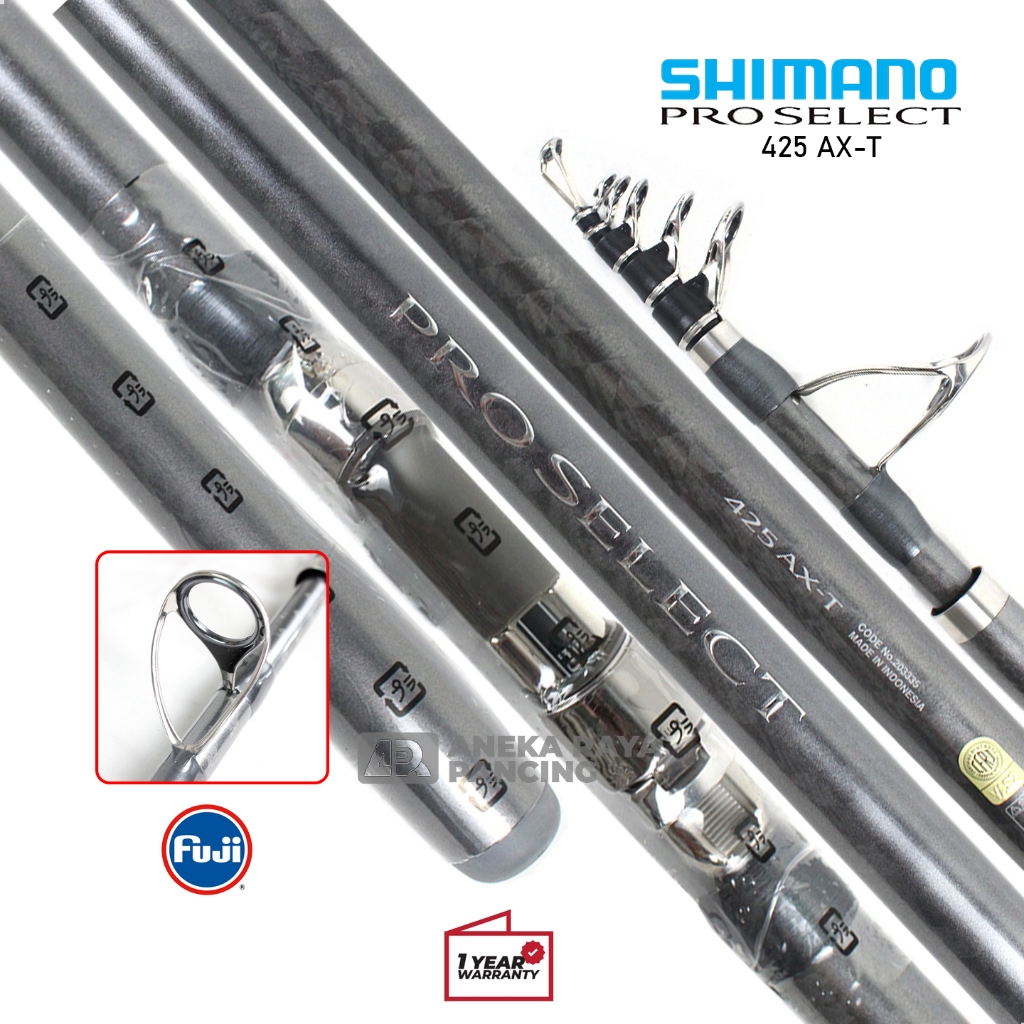 Joran Teleskopik Shimano PRO SELECT 21 405 - 425 | Hi Power X | Surf Casting | Aneka Raya Pancing