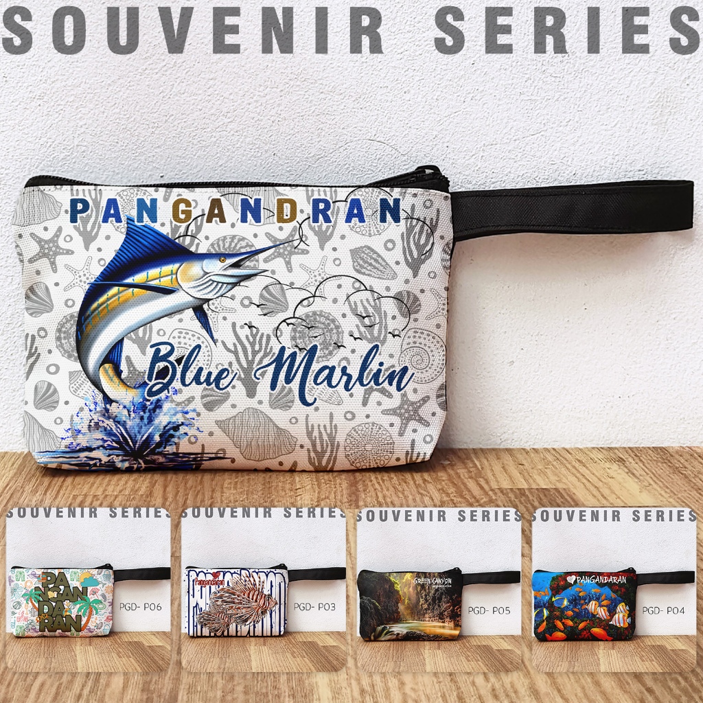 Pouch Souvenir Pangandaran Dompet Oleh Oleh Pangandaran