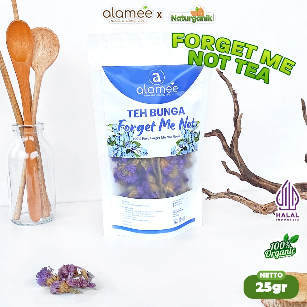 

ALAMEE Teh Forget Me Not Dried Flower Tea Bunga Organik Kering 25gr Premium Naturganik