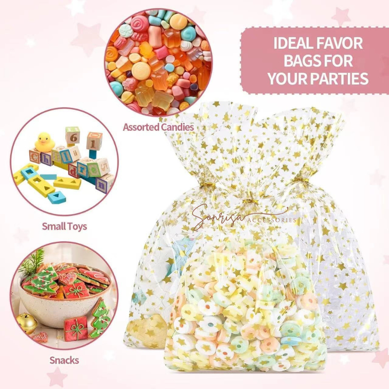 

SONRISA - Plastik Snack Ulang Tahun Anak 10pcs / Tas Ulang Tahun Bingkisan Snack Goodie Bag Ultah