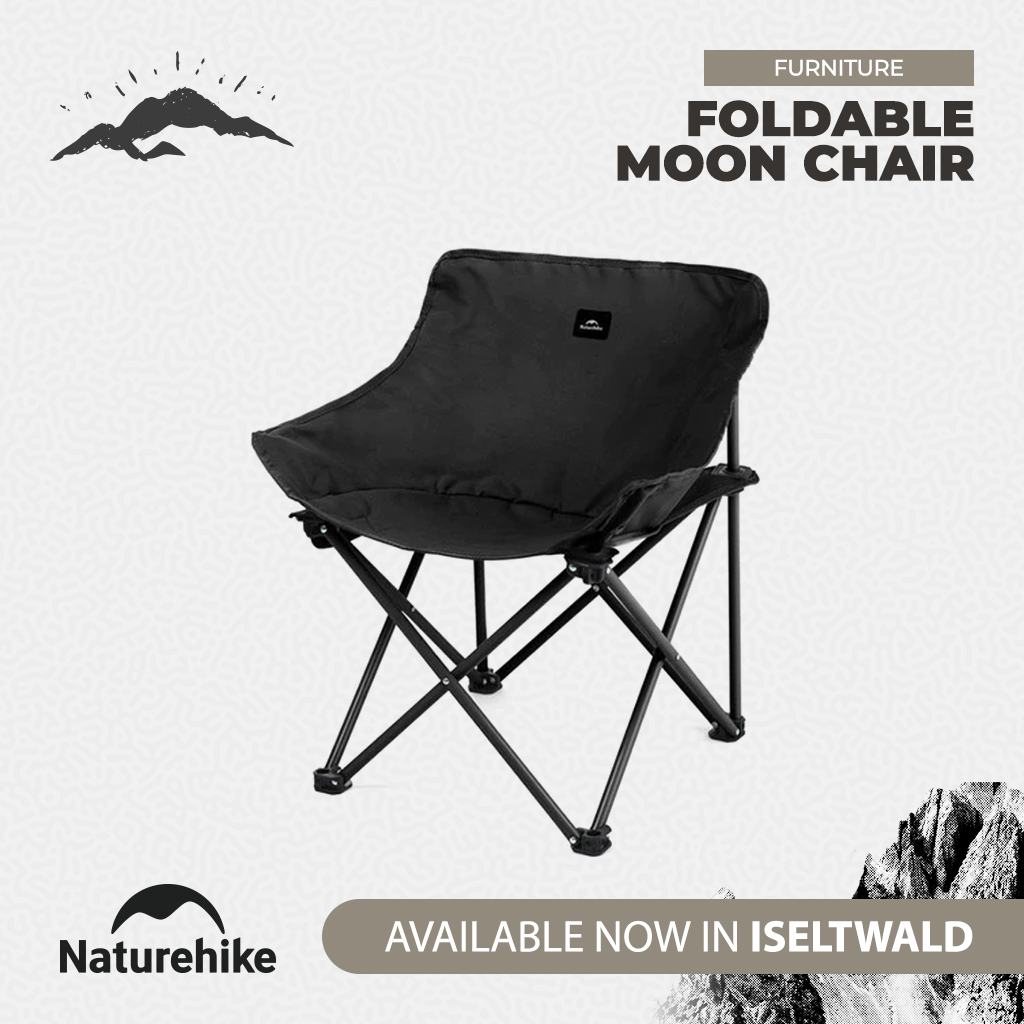 Naturehike Kursi Lipat Camping CNH23JU13002 Foldable Moon Chair Portable Outdoor