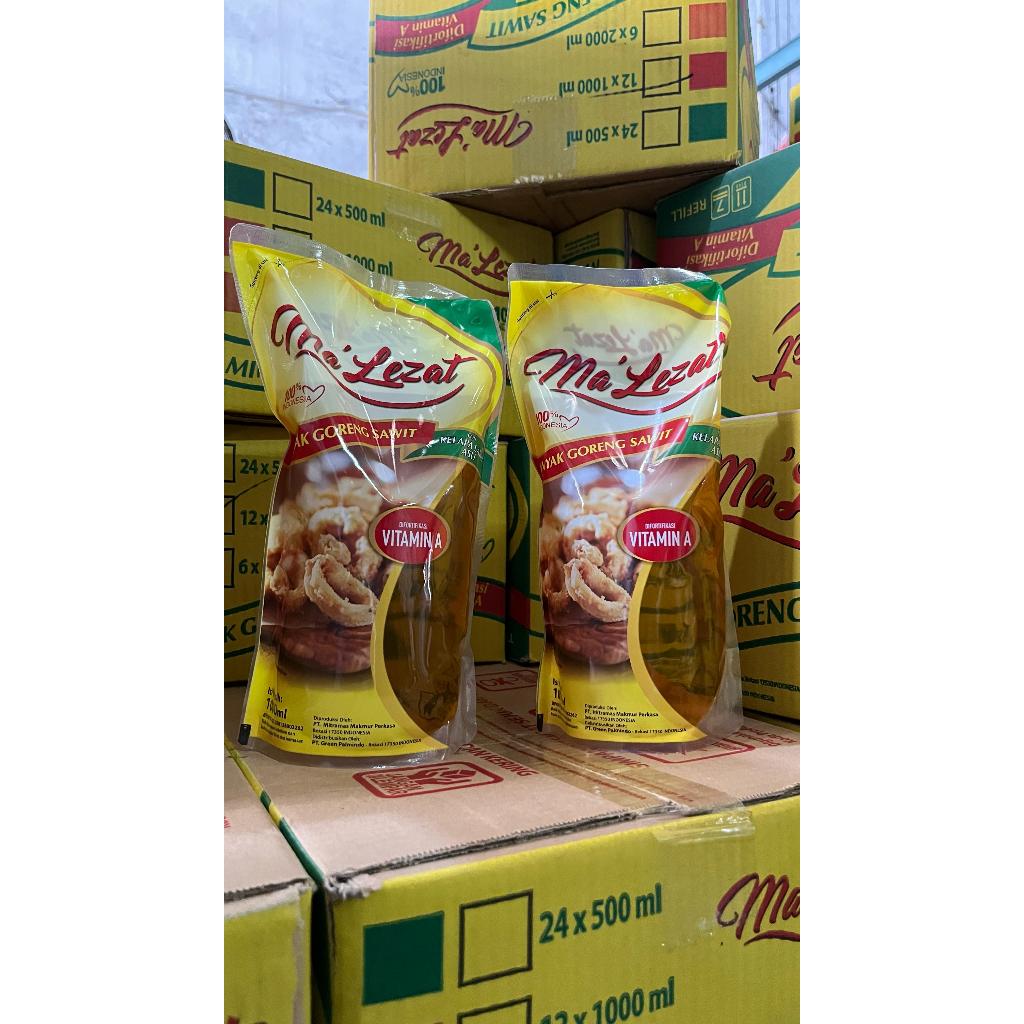 

minyak goreng Ma Lezat 1 liter 1dus isi 12pcs