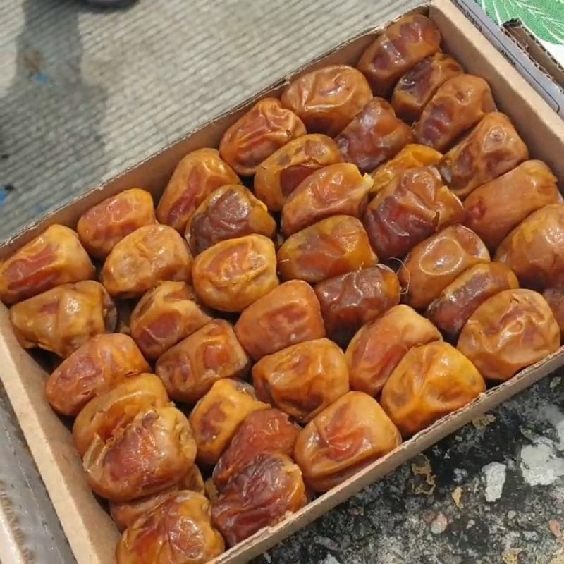 Langit_Rembulan Kurma Sukari Amira Box 1 Kg Kurma Sukari Amira 1 Kg Box Premium Wraping