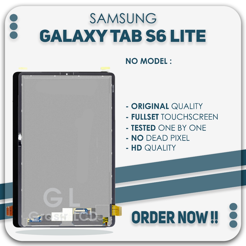 Grosir LCD Samsung Galaxy Tab S6 Lite - Fullset Touch Screen