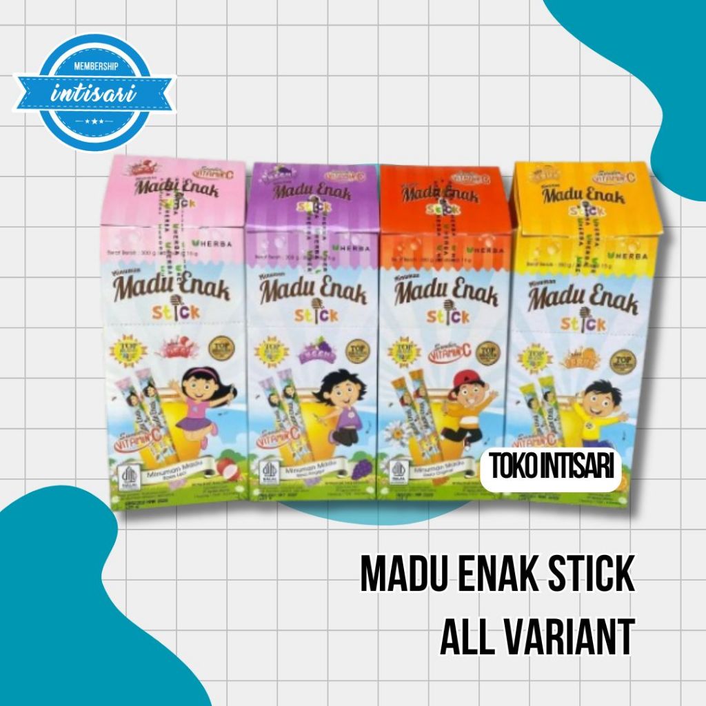 

STICK - MADU ENAK MADU STICK / Madu Enak Stick isi 20 STICK (PACK)