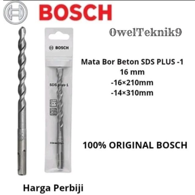 OwelTeknik9 - Mata Bor Beton SDS PLUS-1 Untuk Rotary Hammer BOSCH/Mata Bor Tembok SDS PLUS-1 Hammer 