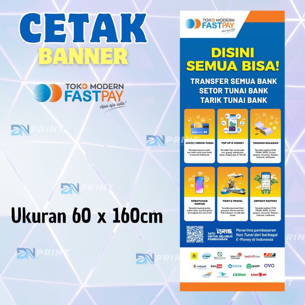 BANNER AGEN FASTPAY KODE C 60X160