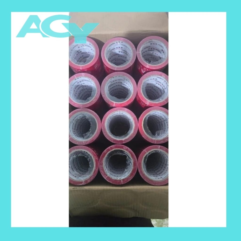 

ACY Lakban Isolasi Fragile 1 Merah 45mm x 90yard Camtape