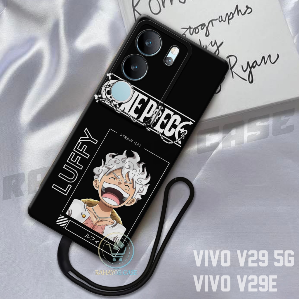 RAHAYOE CASE -  Case Vivo V29 5G - Case Vivo V29E  Free Tali Hp - Fashion Case Softcase Macaron Prot