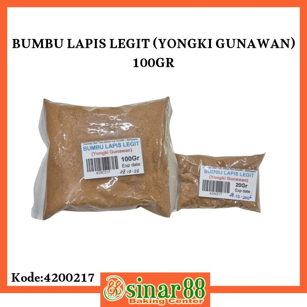 

BUMBU LAPIS LEGIT (YONGKI GUNAWAN) 100GR