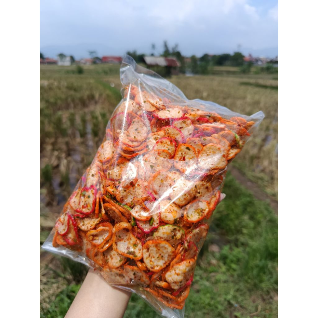 

sebring seblak kering khas bandung gurih pedes wangi daun jeruk