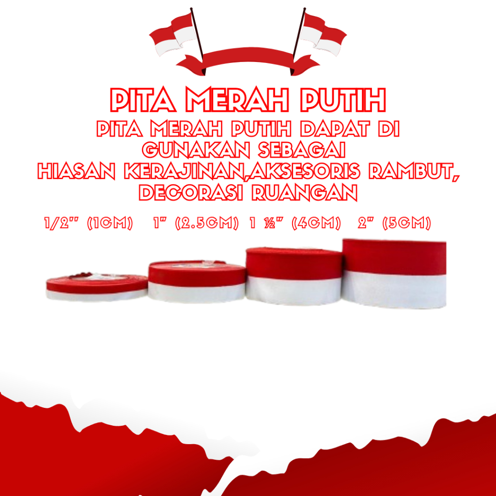 

PITA MERAH PUTIH/PITA HAMPERS/PITA HIASAN/PITA DEKORASI