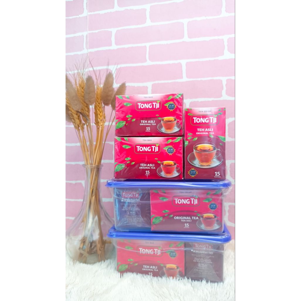 

Tong Tji Original Tea 15's isi 3 dus FREE Canister