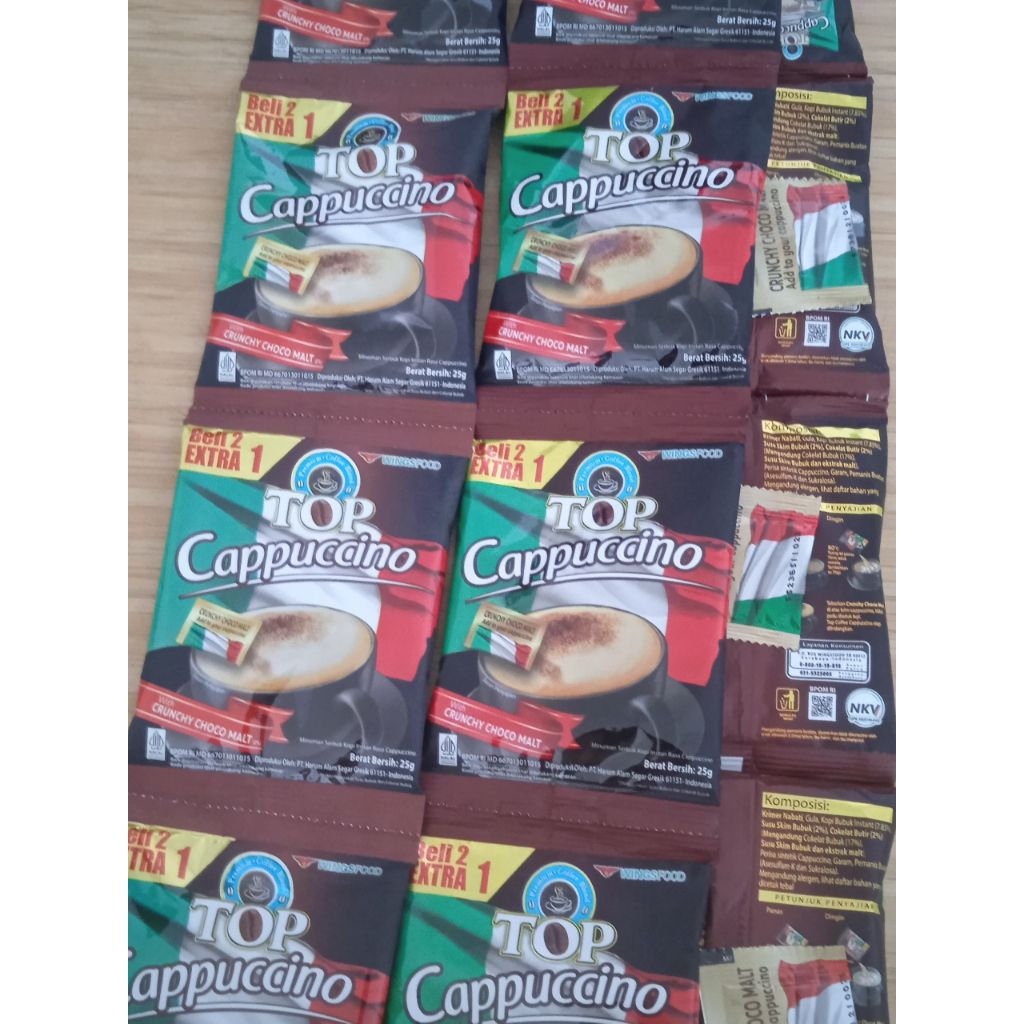 

Top Coffe Cappucino 1 Renteng (15 Sachet)