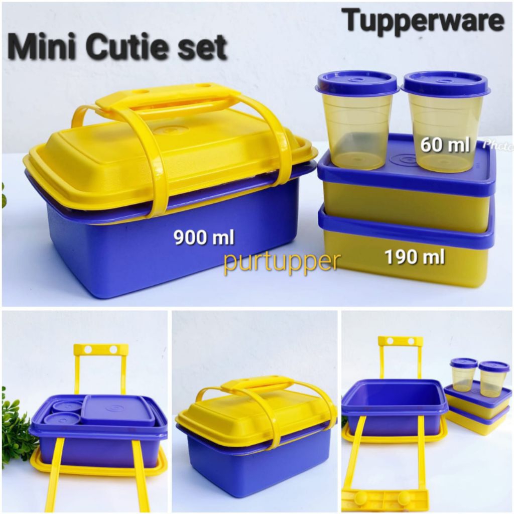 Tupperware tempat makan Mini Cutie set