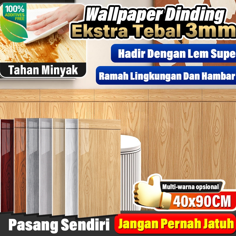 【50 PCS】Melindungi dinding selama 99 tahun 80x40cm wallpaper dinding marmer wallpaper dinding motif 
