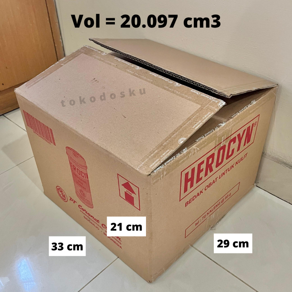 

(HER85) KARDUS PINDAHAN MURAH, PACKING TEBAL, BOX BESAR, DOS HEROCY