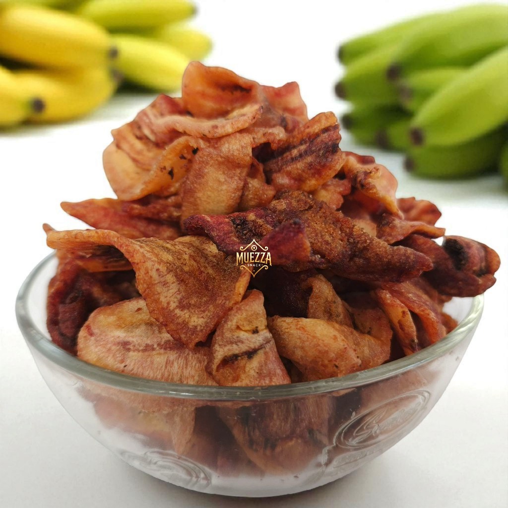 

COD Cemilan kripik pisang madu sale oven 1 kg termurah