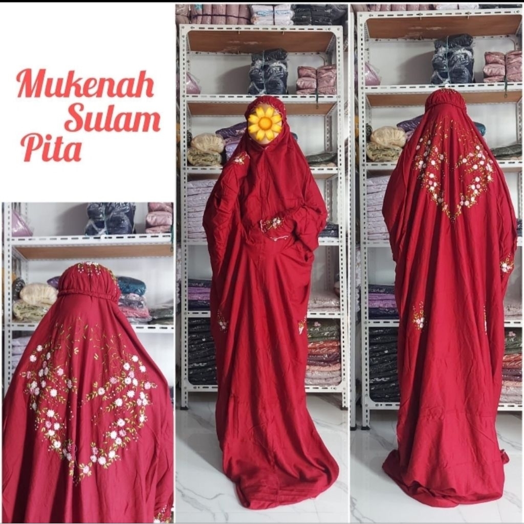 Mukenah sulam Pita By Al adawiyah Collection