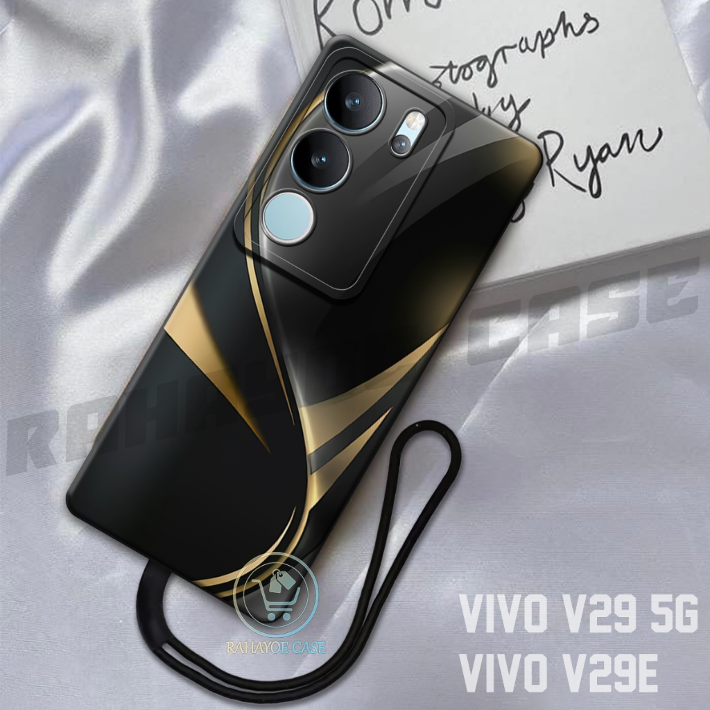 RAHAYOE CASE -  Case Vivo V29 5G - Case Vivo V29E  Free Tali Hp - Fashion Case Softcase Macaron Prot