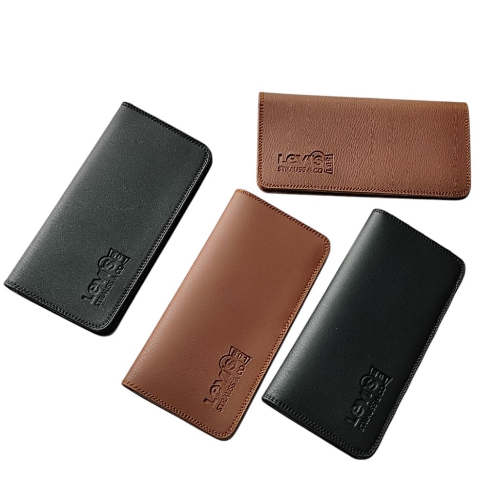 Dompet Panjang Semi Kulit Pria Dompet Lipat Distro