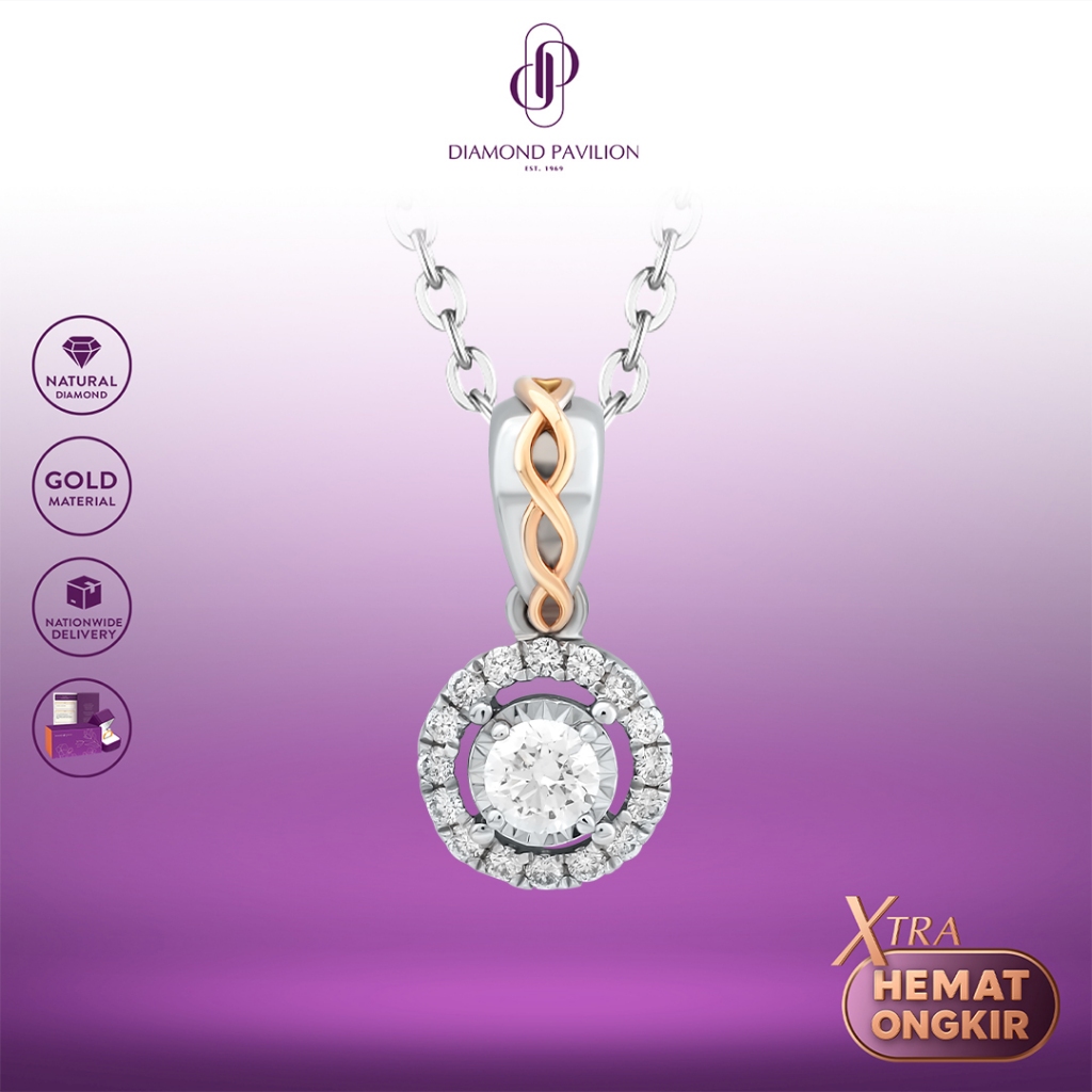 Diamond Pavilion Liontin Berlian Ofelia pendant